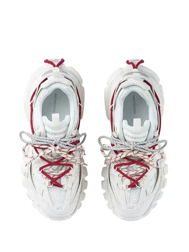Balenciaga Women's Track Trail Laces Sneaker - Red Multicolor | Thumbnail 6 Balenciaga Women's Track Trail Laces Sneaker - Red Multicolor | Thumbnail 6