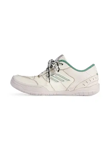 Balenciaga Men's Hamptons Medium Worn-Out Sneakers - Beige Green - Size 13 | Thumbnail 5 Balenciaga Men's Hamptons Medium Worn-Out Sneakers - Beige Green - Size 13 | Thumbnail 5