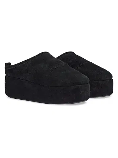 Balenciaga Women's Alaska Soft Platform Mules - Black | Thumbnail 2 Balenciaga Women's Alaska Soft Platform Mules - Black | Thumbnail 2