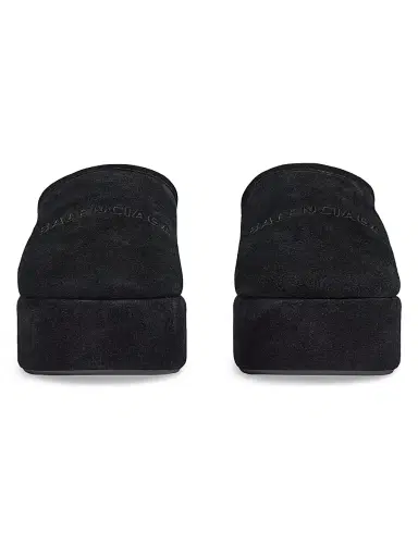 Balenciaga Women's Alaska Soft Platform Mules - Black | Thumbnail 4 Balenciaga Women's Alaska Soft Platform Mules - Black | Thumbnail 4
