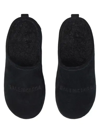 Balenciaga Women's Alaska Soft Platform Mules - Black | Thumbnail 6 Balenciaga Women's Alaska Soft Platform Mules - Black | Thumbnail 6