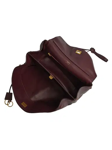Balenciaga Women's Rodeo Handbag - Burgundy | Thumbnail 4 Balenciaga Women's Rodeo Handbag - Burgundy | Thumbnail 4
