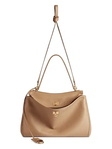 Balenciaga Women's Rodeo Medium Handbag - Latte | Thumbnail 6 Balenciaga Women's Rodeo Medium Handbag - Latte | Thumbnail 6