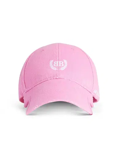 Balenciaga Men's Laurel Classic Cap - Baby Pink | Thumbnail 2 Balenciaga Men's Laurel Classic Cap - Baby Pink | Thumbnail 2