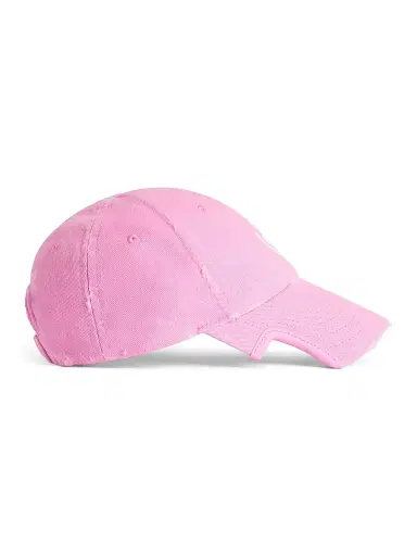 Balenciaga Men's Laurel Classic Cap - Baby Pink | Thumbnail 3 Balenciaga Men's Laurel Classic Cap - Baby Pink | Thumbnail 3
