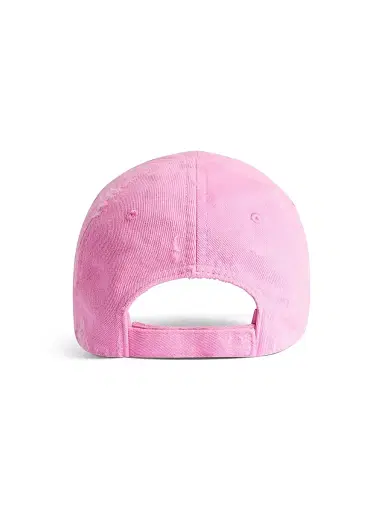 Balenciaga Men's Laurel Classic Cap - Baby Pink | Thumbnail 4 Balenciaga Men's Laurel Classic Cap - Baby Pink | Thumbnail 4
