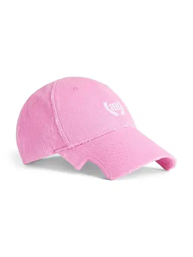 Balenciaga Men's Laurel Classic Cap - Baby Pink | Thumbnail 1 Balenciaga Men's Laurel Classic Cap - Baby Pink | Thumbnail 1