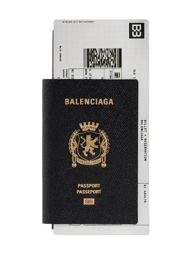 Balenciaga Men's Passport Long Wallet 1 Ticket | Thumbnail 1 Balenciaga Men's Passport Long Wallet 1 Ticket | Thumbnail 1