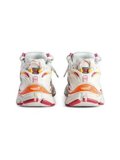 Balenciaga Men's Runner Gradient Sneakers - White Orange Pink | Thumbnail 5 Balenciaga Men's Runner Gradient Sneakers - White Orange Pink | Thumbnail 5