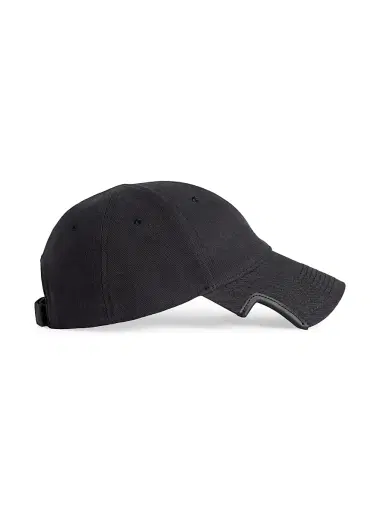 Balenciaga Men's Cursive Cap - Washed Black - Size Medium | Thumbnail 3 Balenciaga Men's Cursive Cap - Washed Black - Size Medium | Thumbnail 3