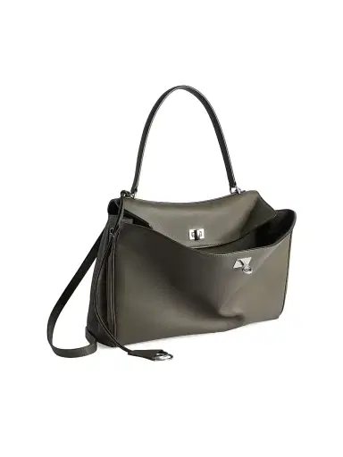 Balenciaga Women's Rodeo Handbag - Khaki Silver | Thumbnail 2 Balenciaga Women's Rodeo Handbag - Khaki Silver | Thumbnail 2