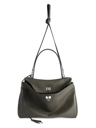 Balenciaga Women's Rodeo Handbag - Khaki Silver | Thumbnail 5 Balenciaga Women's Rodeo Handbag - Khaki Silver | Thumbnail 5