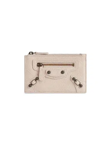 Balenciaga Women's Le City Long Coin and Card Holder - Beige | Thumbnail 1 Balenciaga Women's Le City Long Coin and Card Holder - Beige | Thumbnail 1