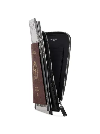 Balenciaga Women's Passport Phone Holder - Burgundy | Thumbnail 3 Balenciaga Women's Passport Phone Holder - Burgundy | Thumbnail 3