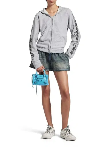 Balenciaga Women's Le City Nano Bag - Bleu Cyan | Thumbnail 2 Balenciaga Women's Le City Nano Bag - Bleu Cyan | Thumbnail 2