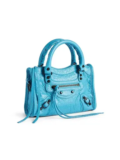 Balenciaga Women's Le City Nano Bag - Bleu Cyan | Thumbnail 5 Balenciaga Women's Le City Nano Bag - Bleu Cyan | Thumbnail 5
