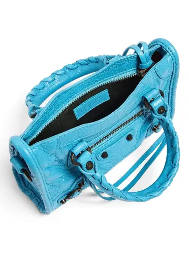Balenciaga Women's Le City Nano Bag - Bleu Cyan | Thumbnail 7 Balenciaga Women's Le City Nano Bag - Bleu Cyan | Thumbnail 7