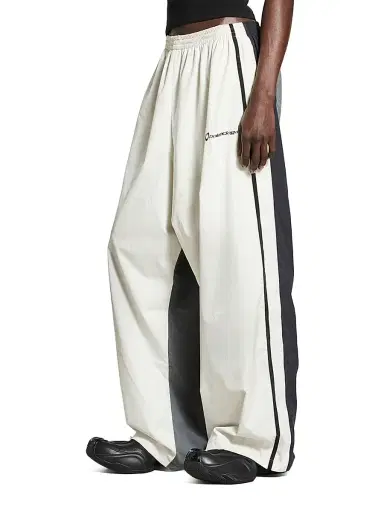 Balenciaga Men's 50-50 Tracksuit Pants - White | Thumbnail 3 Balenciaga Men's 50-50 Tracksuit Pants - White | Thumbnail 3