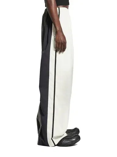 Balenciaga Men's 50-50 Tracksuit Pants - White | Thumbnail 4 Balenciaga Men's 50-50 Tracksuit Pants - White | Thumbnail 4