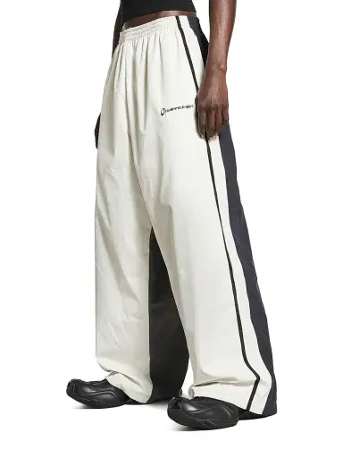 Balenciaga Men's 50-50 Tracksuit Pants - White | Thumbnail 5 Balenciaga Men's 50-50 Tracksuit Pants - White | Thumbnail 5
