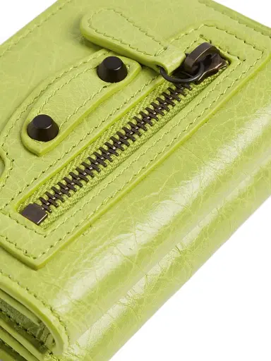 Balenciaga Women's Le City Mini Wallet - Pistache | Thumbnail 5 Balenciaga Women's Le City Mini Wallet - Pistache | Thumbnail 5
