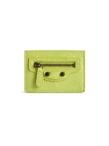 Balenciaga Women's Le City Mini Wallet - Pistache | Thumbnail 1 Balenciaga Women's Le City Mini Wallet - Pistache | Thumbnail 1