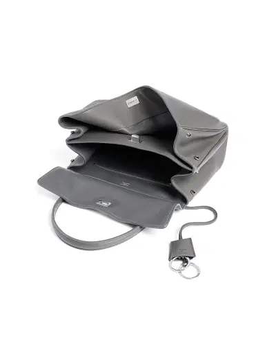 Balenciaga Women's Rodeo Medium Handbag - Grey Silver | Thumbnail 4 Balenciaga Women's Rodeo Medium Handbag - Grey Silver | Thumbnail 4
