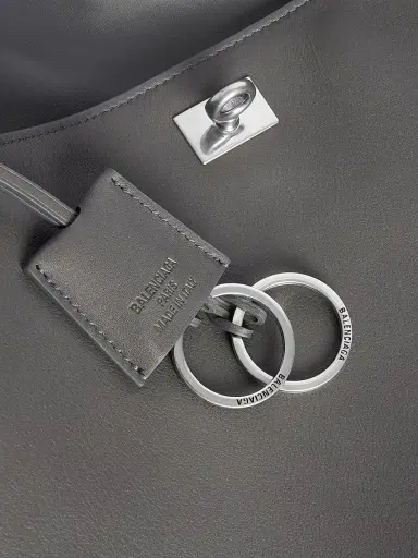 Balenciaga Women's Rodeo Medium Handbag - Grey Silver | Thumbnail 6 Balenciaga Women's Rodeo Medium Handbag - Grey Silver | Thumbnail 6