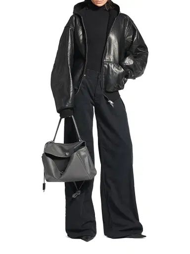 Balenciaga Women's Rodeo Medium Handbag - Grey Silver | Thumbnail 8 Balenciaga Women's Rodeo Medium Handbag - Grey Silver | Thumbnail 8