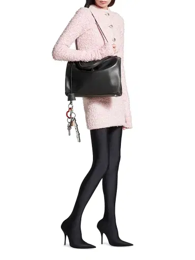Balenciaga Women's Rodeo Medium Handbag - Grey Silver | Thumbnail 1 Balenciaga Women's Rodeo Medium Handbag - Grey Silver | Thumbnail 1