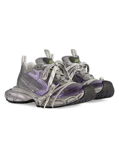 Balenciaga Women's 3XL Sneakers - Grey Purple White - Size 9 | Thumbnail 2 Balenciaga Women's 3XL Sneakers - Grey Purple White - Size 9 | Thumbnail 2