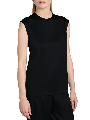 Stella McCartney Women's Satin Sleeveless Top | Thumbnail 6 Stella McCartney Women's Satin Sleeveless Top | Thumbnail 6