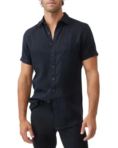 Rodd & Gunn Men's Palm Beach Linen Short-Sleeve Shirt | Thumbnail 1 Rodd & Gunn Men's Palm Beach Linen Short-Sleeve Shirt | Thumbnail 1