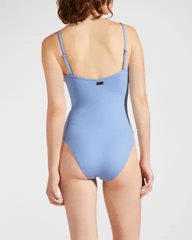 Vilebrequin Solid Sculpt Bandeau One-Piece Swimsuit | Thumbnail 3 Vilebrequin Solid Sculpt Bandeau One-Piece Swimsuit | Thumbnail 3