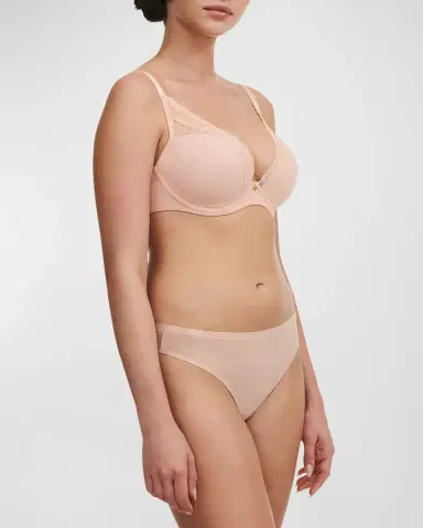 Chantelle Norah Chic Lace Plunge T-Shirt Bra | Thumbnail 3 Chantelle Norah Chic Lace Plunge T-Shirt Bra | Thumbnail 3
