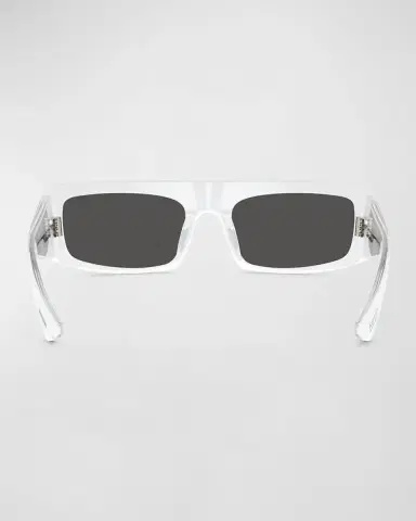 Khaite x Oliver Peoples Bold Acetate Rectangle Sunglasses | Thumbnail 4 Khaite x Oliver Peoples Bold Acetate Rectangle Sunglasses | Thumbnail 4
