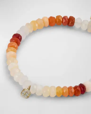 Sydney Evan 14K Gold Charm and Fire Opal Bead Bracelet | Thumbnail 3 Sydney Evan 14K Gold Charm and Fire Opal Bead Bracelet | Thumbnail 3