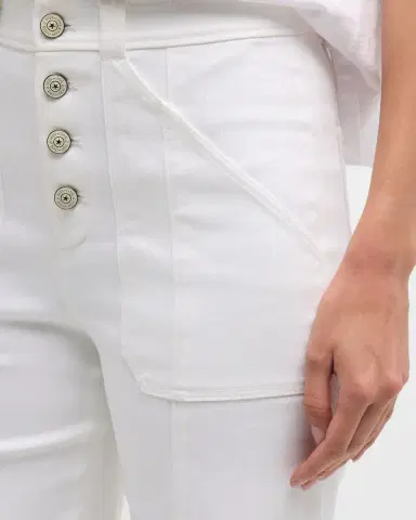 Cinq à Sept Cuffed Benji Cropped Flare Pants | Thumbnail 5 Cinq à Sept Cuffed Benji Cropped Flare Pants | Thumbnail 5