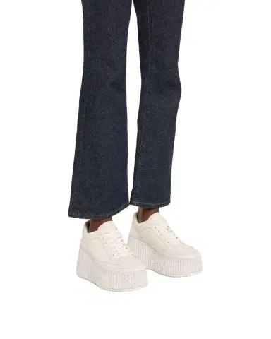 Chloe Nama Platform Speckled Mix Leather Sneakers | Thumbnail 1 Chloe Nama Platform Speckled Mix Leather Sneakers | Thumbnail 1