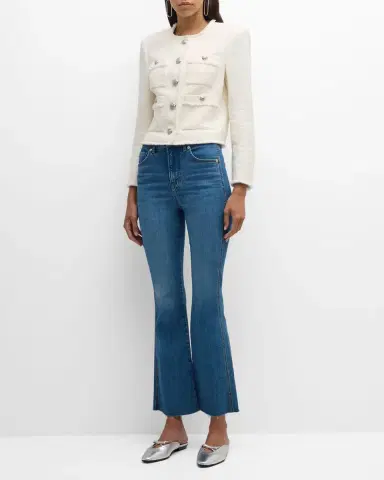 Veronica Beard Carolina Skinny Kick-Flare Jeans | Thumbnail 3 Veronica Beard Carolina Skinny Kick-Flare Jeans | Thumbnail 3