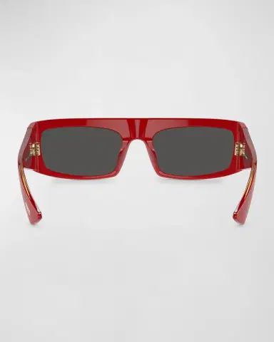 Khaite x Oliver Peoples Bold Acetate Rectangle Sunglasses | Thumbnail 4 Khaite x Oliver Peoples Bold Acetate Rectangle Sunglasses | Thumbnail 4