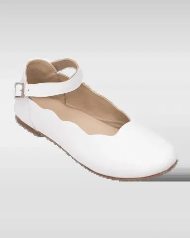 Elephantito Girl's Ondia Metallic Leather Ballerina Flats | Thumbnail 2 Elephantito Girl's Ondia Metallic Leather Ballerina Flats | Thumbnail 2