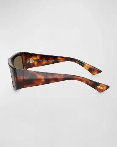 Khaite x Oliver Peoples Bold Acetate Rectangle Sunglasses | Thumbnail 2 Khaite x Oliver Peoples Bold Acetate Rectangle Sunglasses | Thumbnail 2