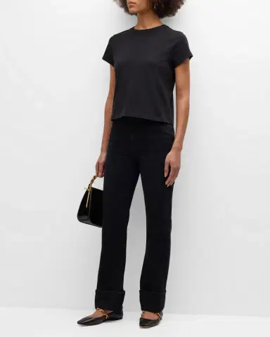 AGOLDE Adine Cropped Short Sleeve Tee | Thumbnail 2 AGOLDE Adine Cropped Short Sleeve Tee | Thumbnail 2