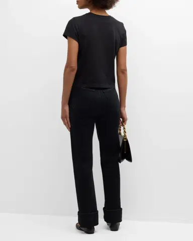 AGOLDE Adine Cropped Short Sleeve Tee | Thumbnail 6 AGOLDE Adine Cropped Short Sleeve Tee | Thumbnail 6