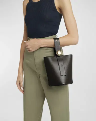 Loewe Mini Pebbled Leather Bucket Bag | Thumbnail 3 Loewe Mini Pebbled Leather Bucket Bag | Thumbnail 3