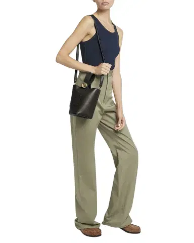 Loewe Mini Pebbled Leather Bucket Bag | Thumbnail 1 Loewe Mini Pebbled Leather Bucket Bag | Thumbnail 1