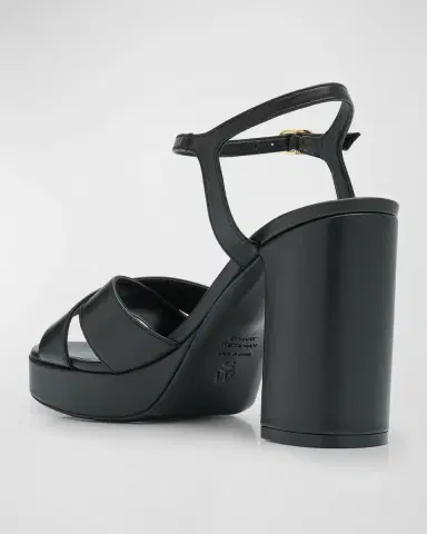 Stuart Weitzman Dayna Leather Crisscross Platform Sandals | Thumbnail 4 Stuart Weitzman Dayna Leather Crisscross Platform Sandals | Thumbnail 4
