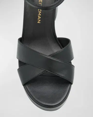Stuart Weitzman Dayna Leather Crisscross Platform Sandals | Thumbnail 6 Stuart Weitzman Dayna Leather Crisscross Platform Sandals | Thumbnail 6
