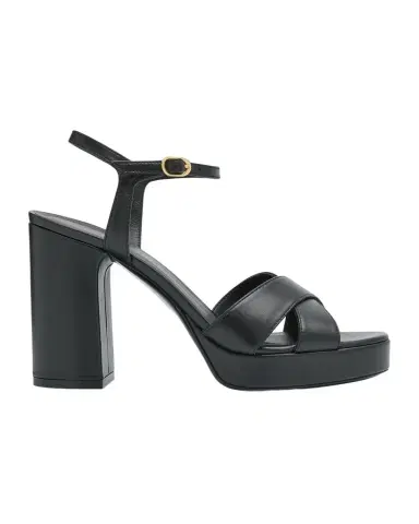 Stuart Weitzman Dayna Leather Crisscross Platform Sandals | Thumbnail 1 Stuart Weitzman Dayna Leather Crisscross Platform Sandals | Thumbnail 1